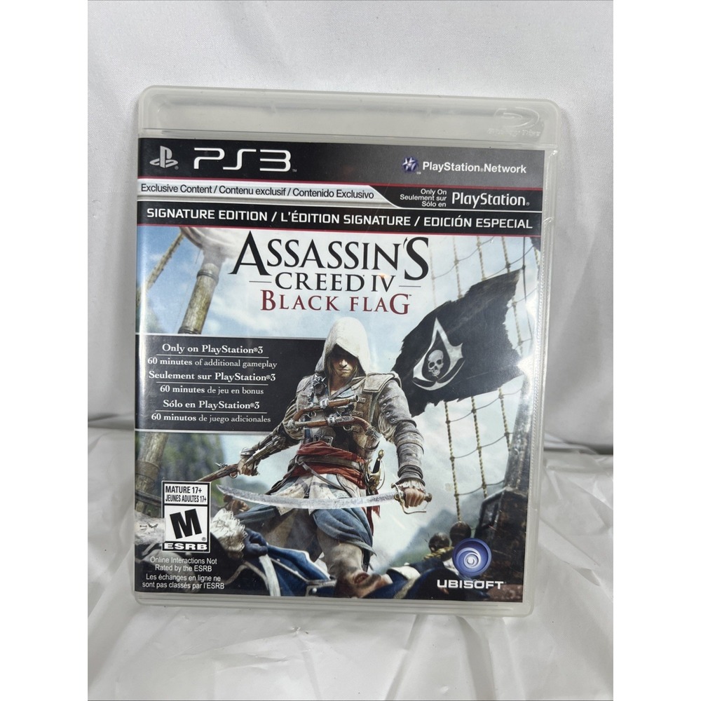 Assassin's Creed IV Black Flag Sony PlayStation 3 PS3 Complete Pre-owned